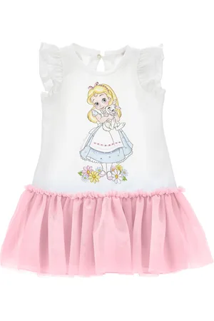 MONNALISA Robe bicolore imprimé Alice