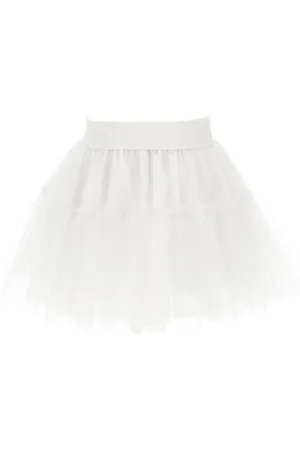 MONNALISA Jupe en tulle toucher soyeux