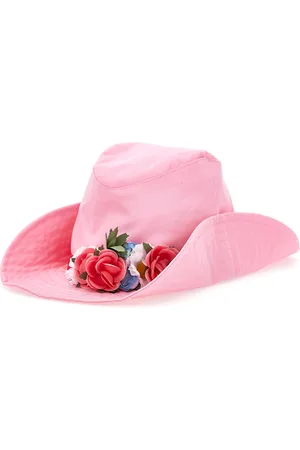 MONNALISA Chapeau en gabardine à fleurs et clous