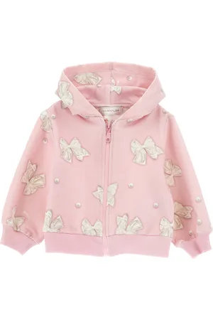 MONNALISA Sweat ouvert avec imprimé nœuds