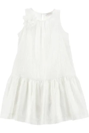 MONNALISA Robe brodée Caroline Georgette