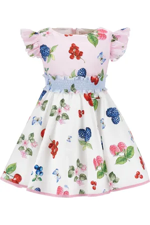 MONNALISA Robe évasée imprimé petits fruits