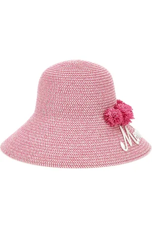MONNALISA Chapeau à pompon en paille