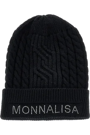 MONNALISA Bonnet torsadé avec logo