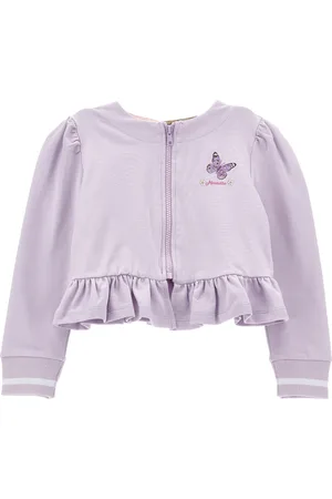 MONNALISA Sweat ouvert Raiponce avec petits volants