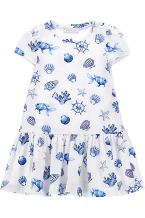 MONNALISA Robe en jersey imprimé marin
