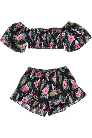 MONNALISA Ensemble mousseline Jungle