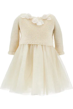 MONNALISA Robe en maille et paillettes