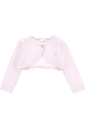 MONNALISA Cardigan en crêpe de coton