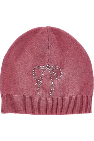 MONNALISA Bonnet en tricot avec strass