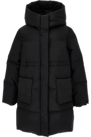 MONNALISA Doudoune longue en nylon en plumes naturelles