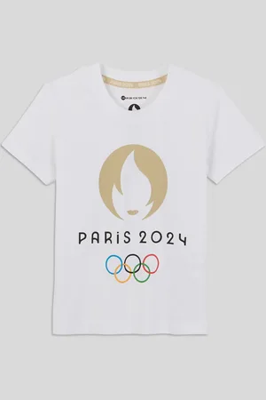 Marque Nationale T-shirt manches courtes sous licence paris 2024 en coton BIO