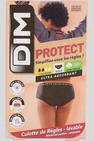 Dim Shortie menstruel en coton BIO