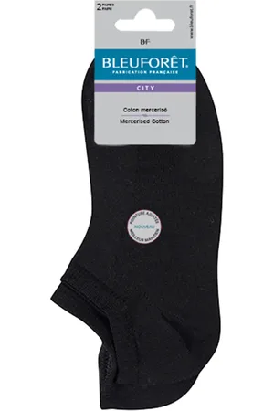 Bleuforêt Lot de 2 paires de mini-socquettes en fil d
