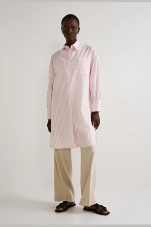 Monoprix Robe chemise courte rayée