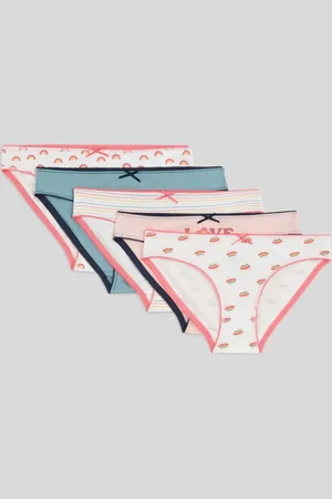 Monoprix Lot de 5 culottes imprimées en coton BIO GOTS