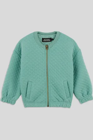 Monoprix Cardigan zippé en molleton matelassé contenant du coton BIO GOTS
