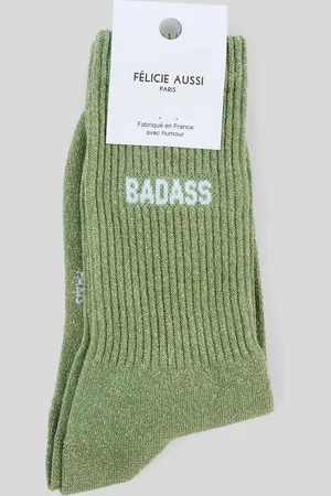 Félicie Aussi Paire de chaussettes à message