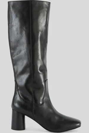 Monoprix Bottes à talon, cuir responsable