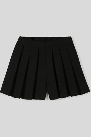 Monoprix Jupe-short plissée unie