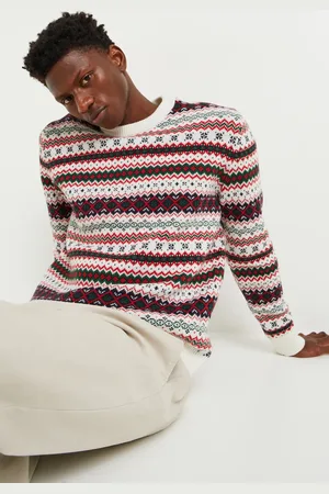 Monoprix Pull jacquard de Noël contenant de la laine, Oeko-tex