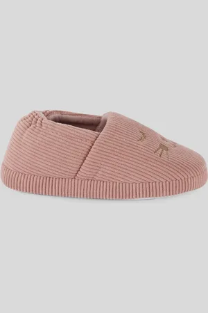 Monoprix Chaussons fille velours côtelé