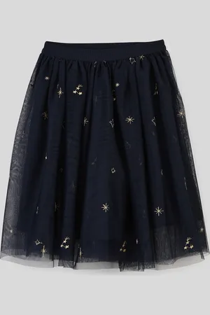 Monoprix Jupe en tulle brodé, certifié OEKO-TEX