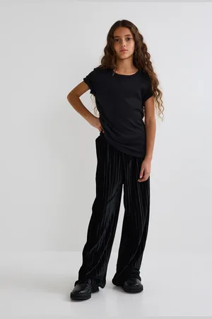 Monoprix Pantalon plissé en velours