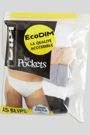 Dim Lot de 5 culottes en coton