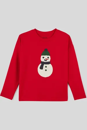 Monoprix T-Shirt manches longues avec imprimé, en coton BIO