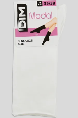 Dim Lot de 2 chaussettes en modal