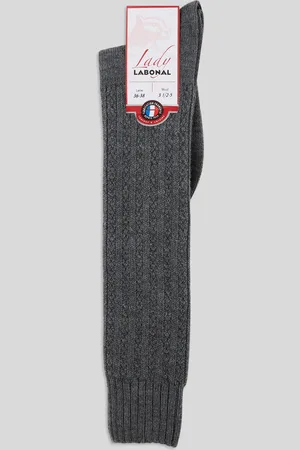 LA FRENCHIE Paire de mi-bas contenant de la laine en jacquard LABONAL