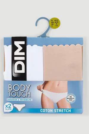Dim Lot de 2 culottes en coton