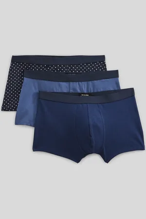 Monoprix Lot de 3 boxers à rayures & à pois en coton BIO GOTS