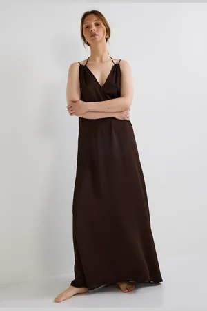 Monoprix Robe à bretelles unie
