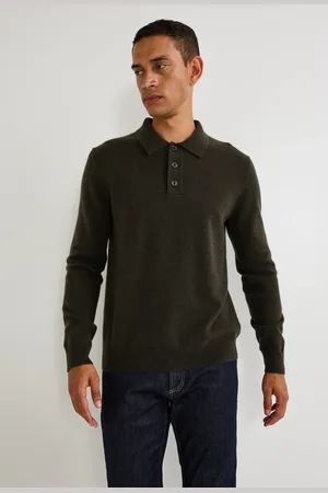 Monoprix Pull col polo en cachemire