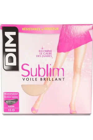 Dim Collant transparent voile brillant Sublim