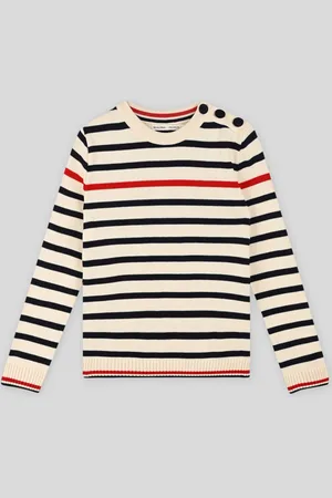 Monoprix Pull rayé made in france
