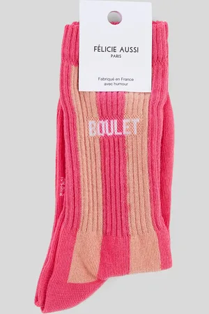 Félicie Aussi Paire de chaussettes à message
