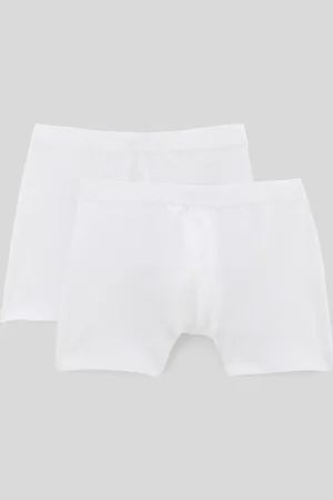 Monoprix Lot de 2 boxers longs en coton BIO GOTS