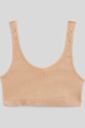 Monoprix Brassière côtelée sans coutures