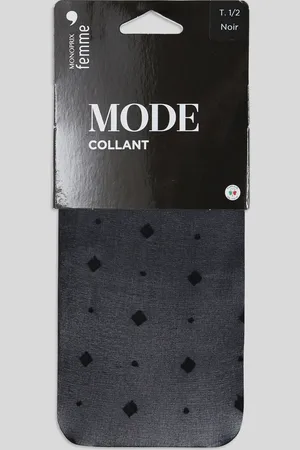 Monoprix Paire de collants fantaisie MONOPRIX