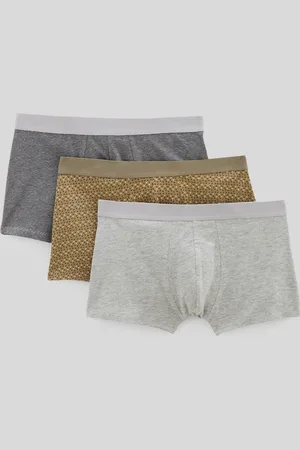 Monoprix Lot de 3 boxers à rayures & à pois en coton BIO GOTS