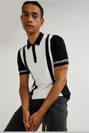 Monoprix Pull col polo manches courtes en coton