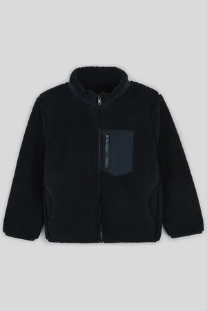 Monoprix Veste zippée unie en sherpa