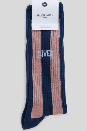Félicie Aussi Paire de chaussettes à message
