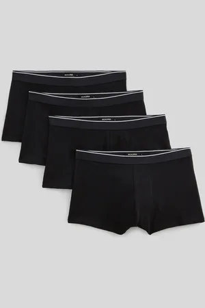 Monoprix Lot de 4 boxers en coton, certifié OEKO-TEX