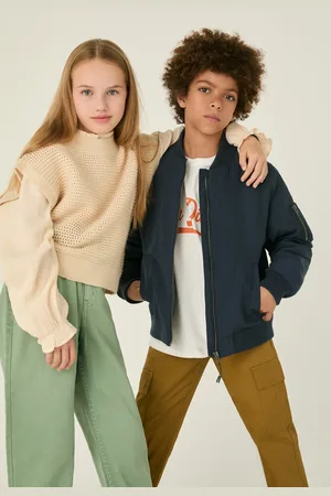 Monoprix Gilet en maille col montant, en coton BIO