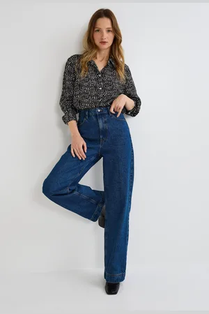 Monoprix Chemise manches longues imprimée en soie