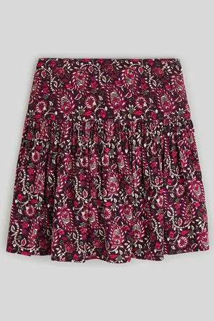 Monoprix Jupe en viscose imprimée